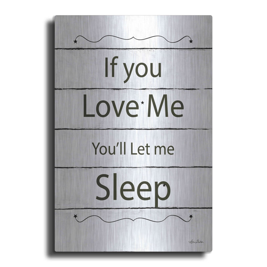 'Let Me Sleep' by Lori Deiter – Metal Wall Art