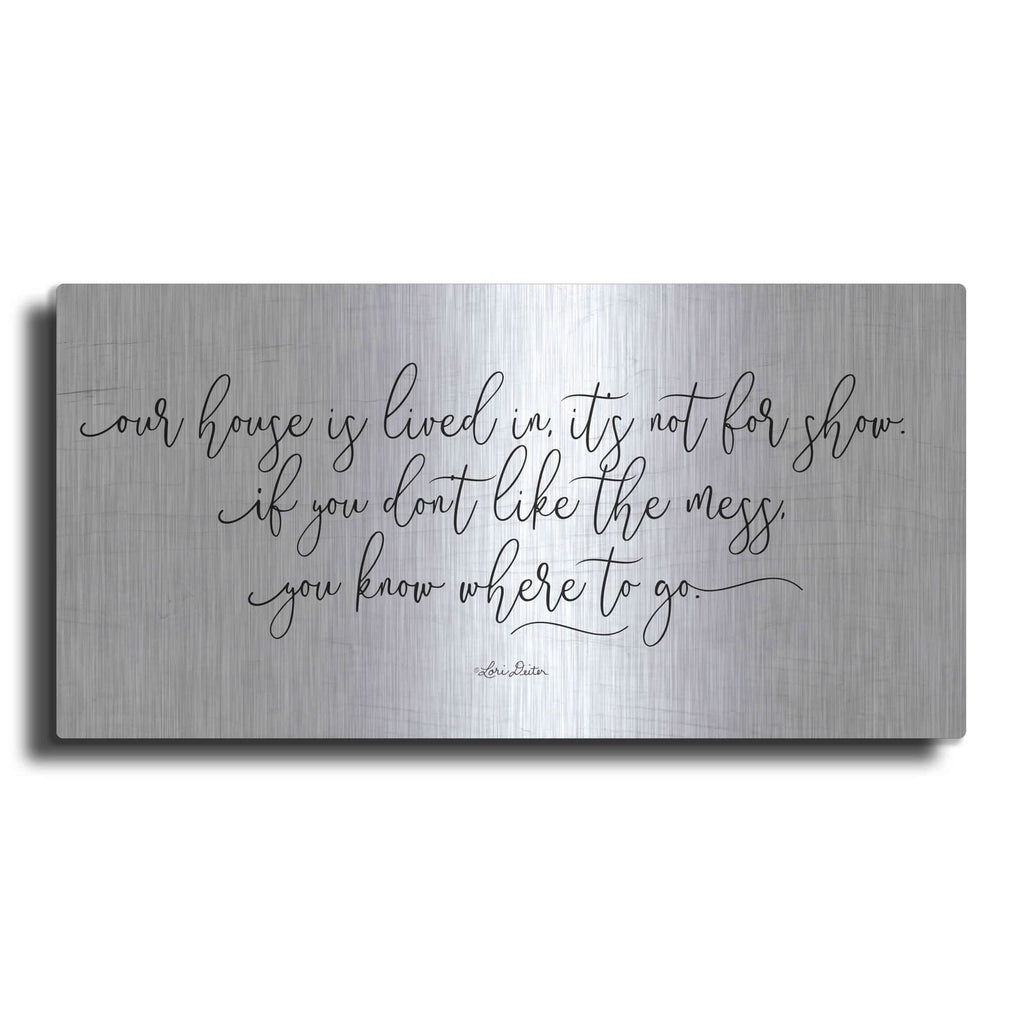 'The Mess' by Lori Deiter – Metal Wall Art