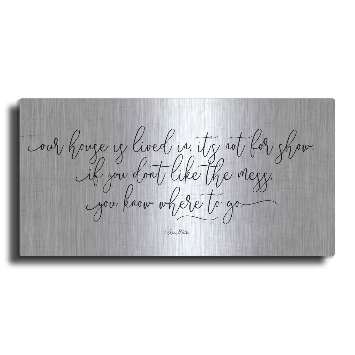 'The Mess' by Lori Deiter – Metal Wall Art