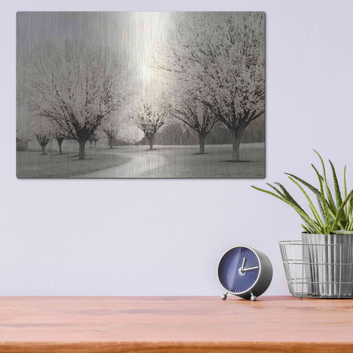 'In Full Bloom' by Lori Deiter – Metal Wall Art, 16x12 room view