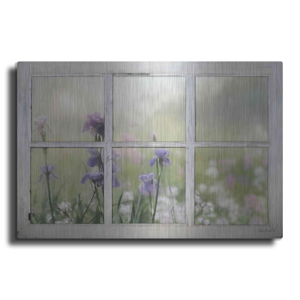 'Framed Flowers' by Lori Deiter – Metal Wall Art