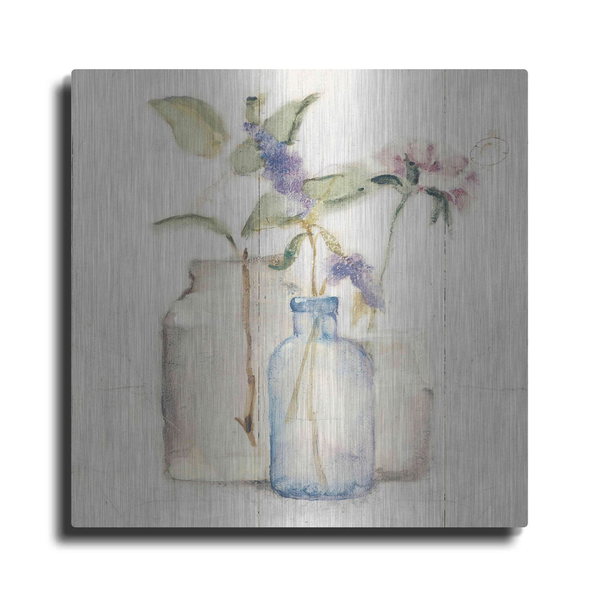 'Blossoms on Birch I' by Cheri Blum – Metal Wall Art