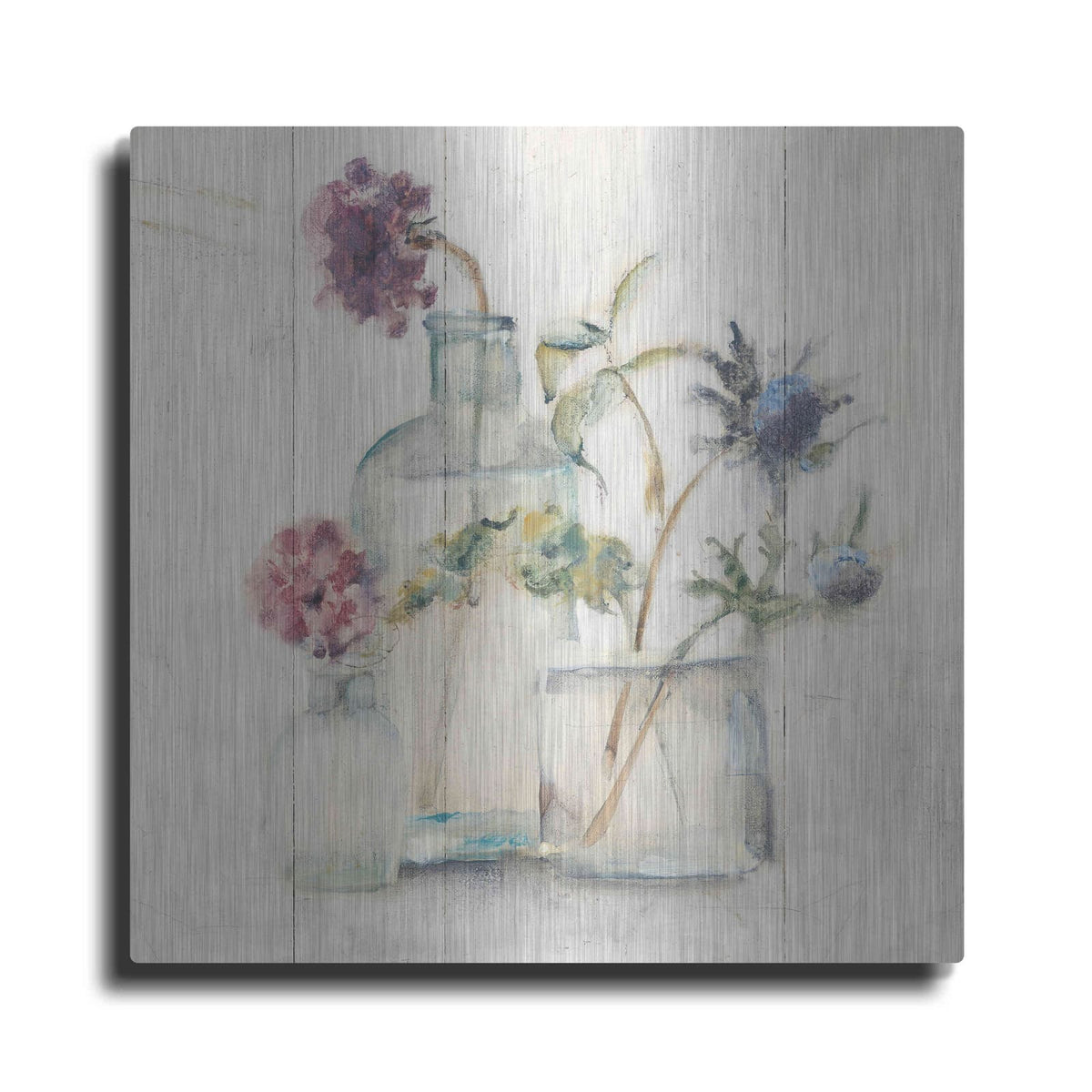 'Blossoms on Birch II' by Cheri Blum – Metal Wall Art