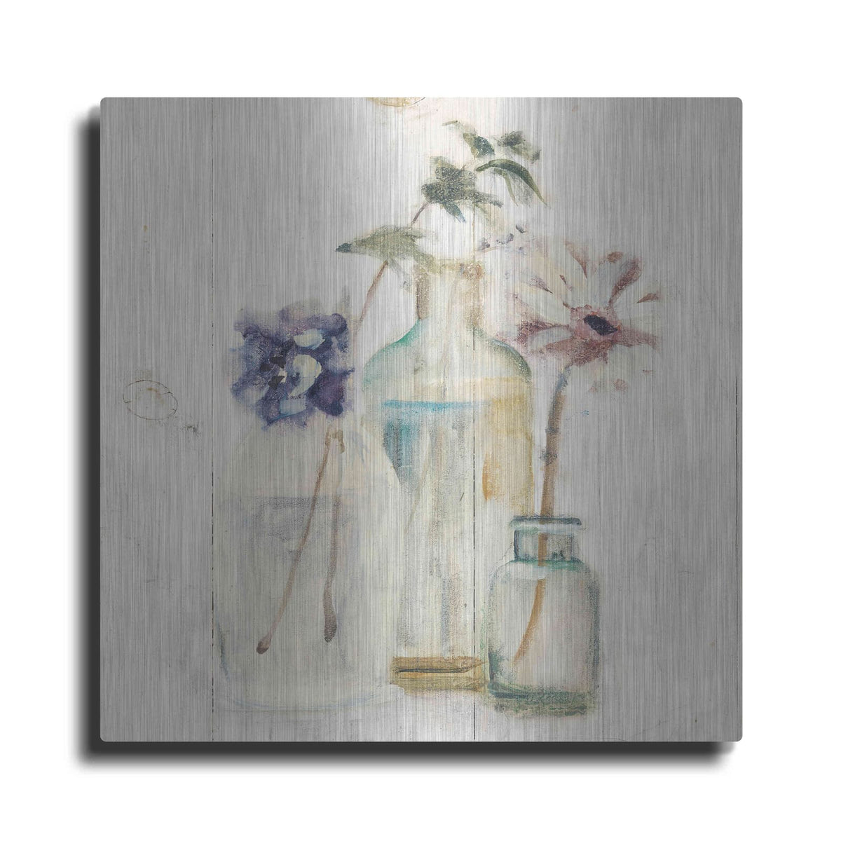 'Blossoms on Birch III' by Cheri Blum – Metal Wall Art