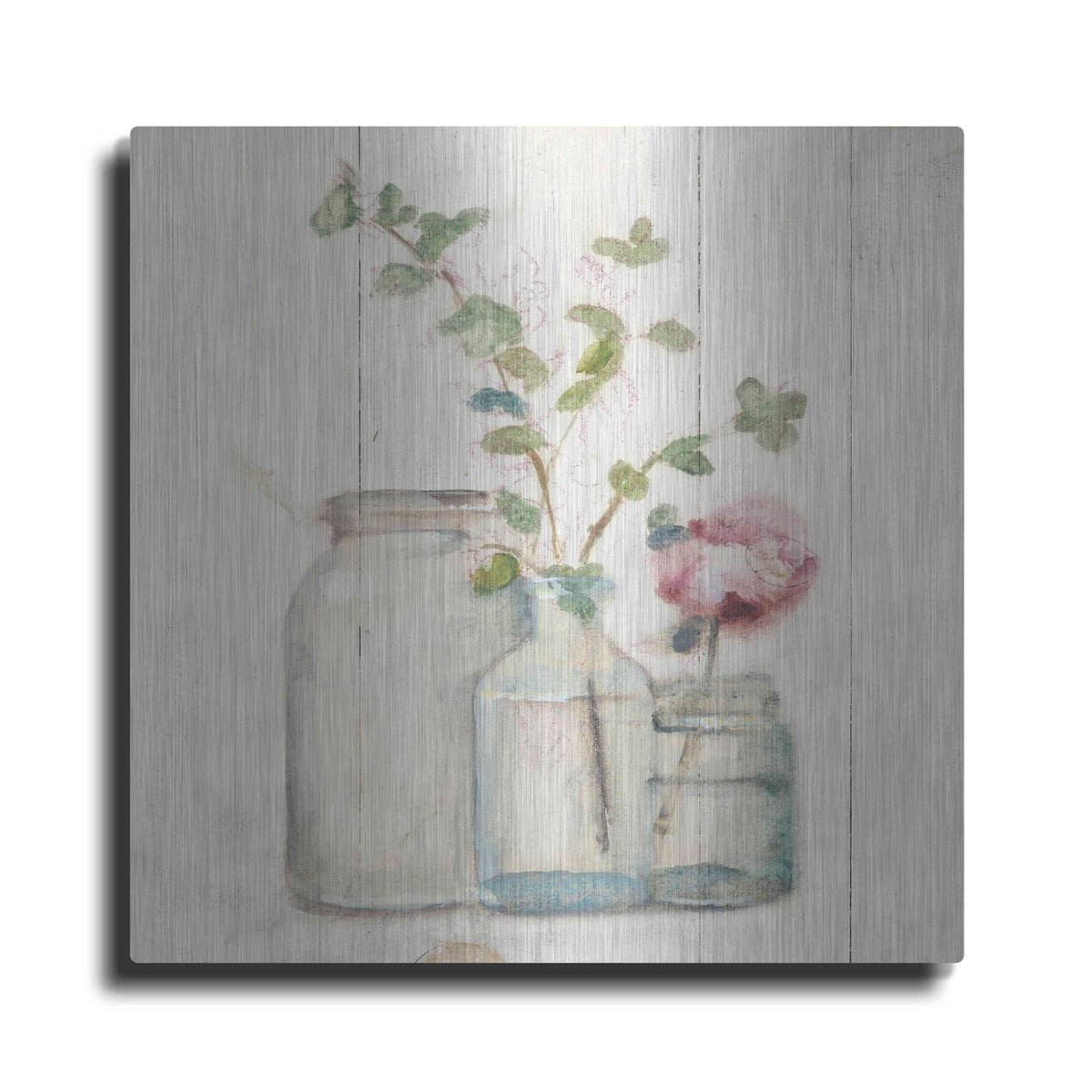 'Blossoms on Birch IV' by Cheri Blum – Metal Wall Art