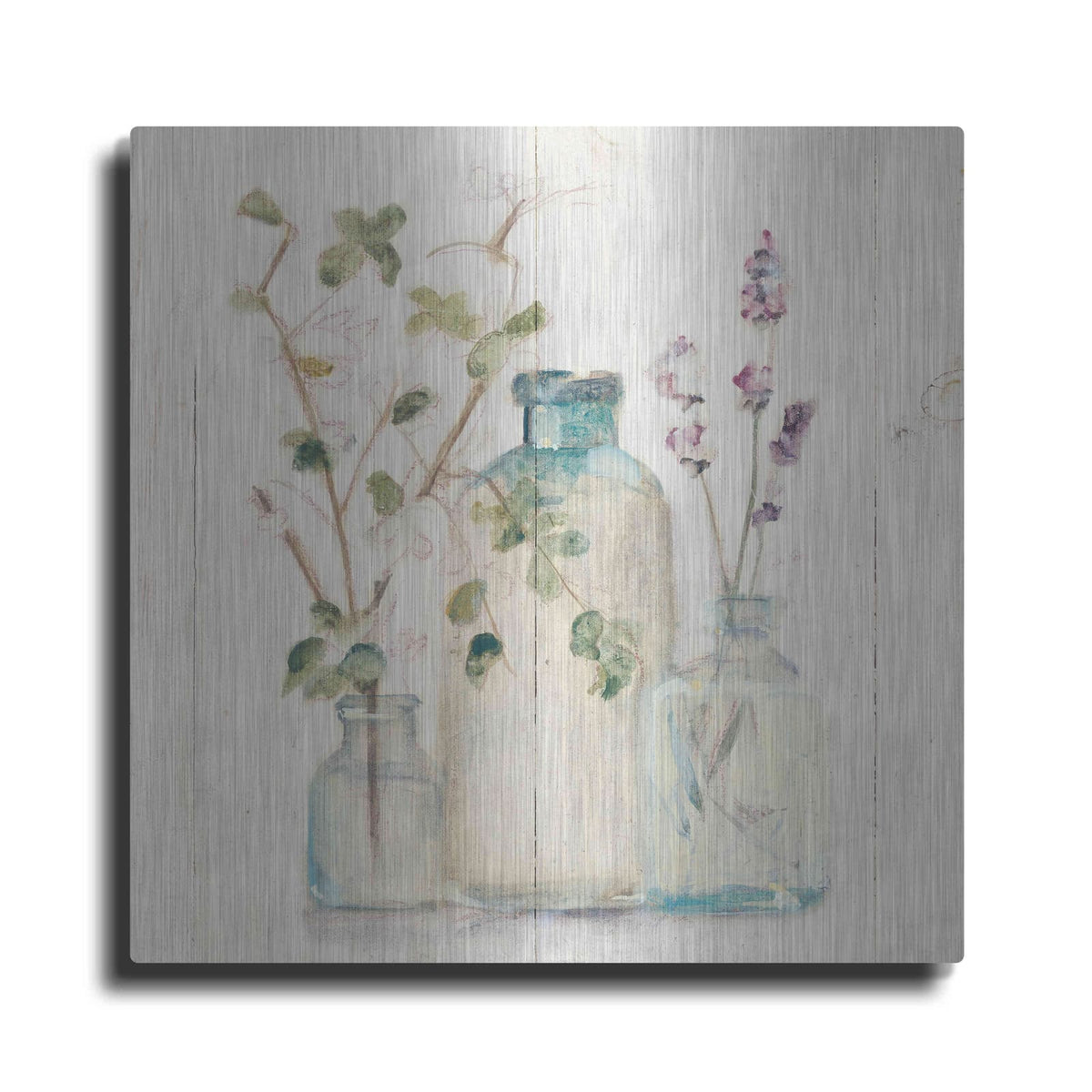 'Blossoms on Birch V' by Cheri Blum – Metal Wall Art