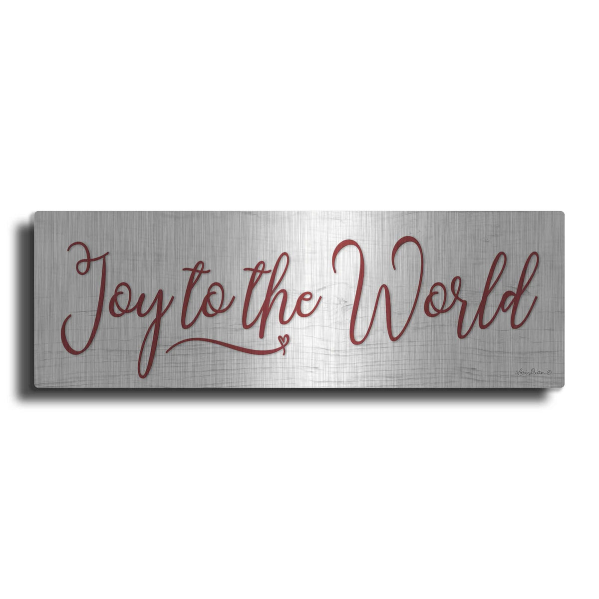 'Joy to the World' by Lori Deiter – Metal Wall Art