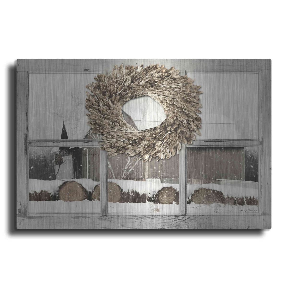 'Millersburg Winter View' by Lori Deiter – Metal Wall Art