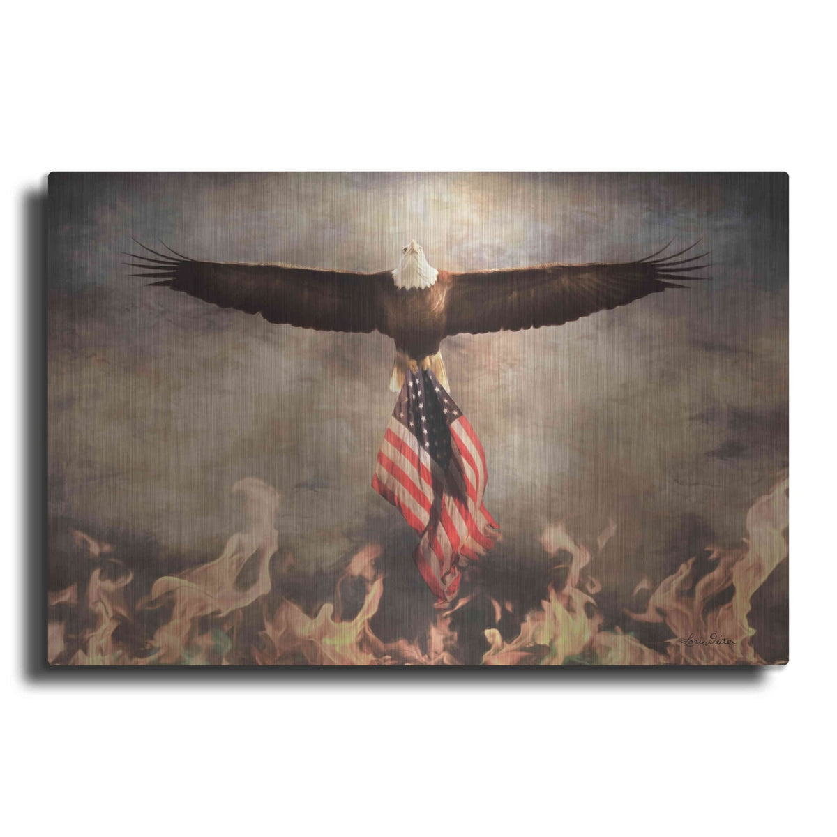 'Blaze of Glory' by Lori Deiter – Metal Wall Art