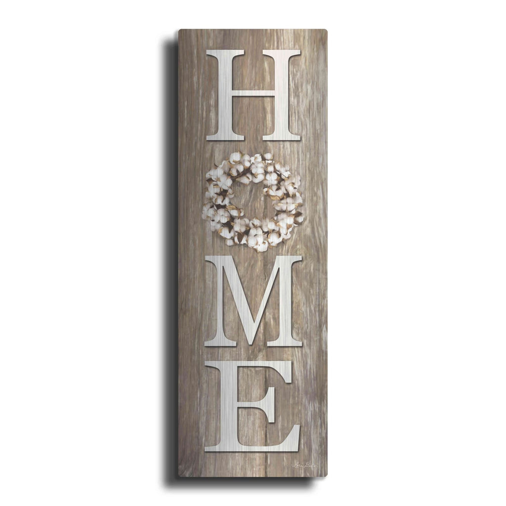 'Cotton Wreath Home' by Lori Deiter – Metal Wall Art