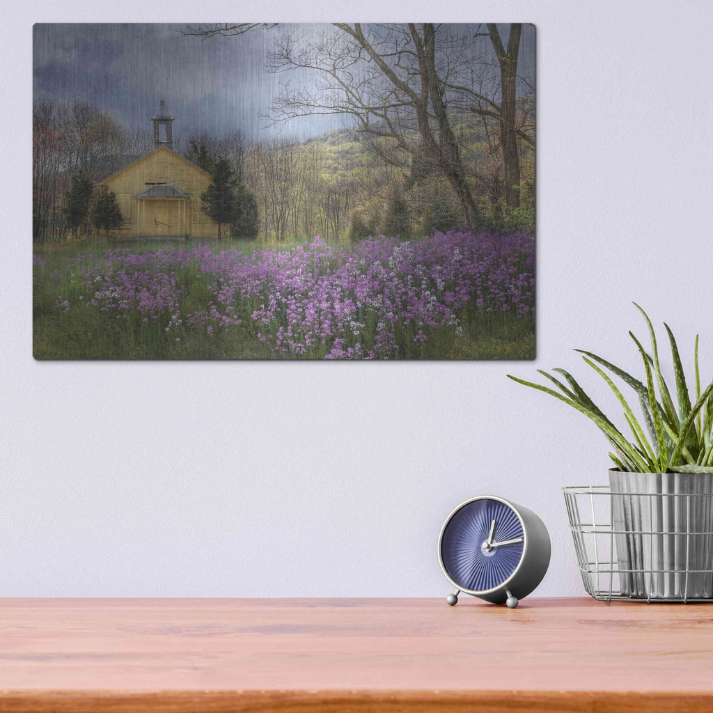 'Fragrant Field' by Lori Deiter – Metal Wall Art, 16x12 room view