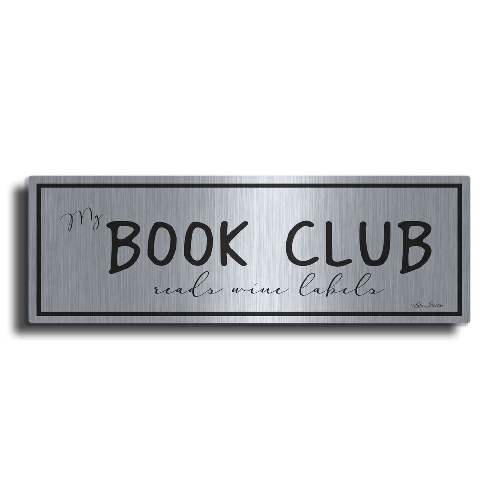 'My Book Club' by Lori Deiter – Metal Wall Art