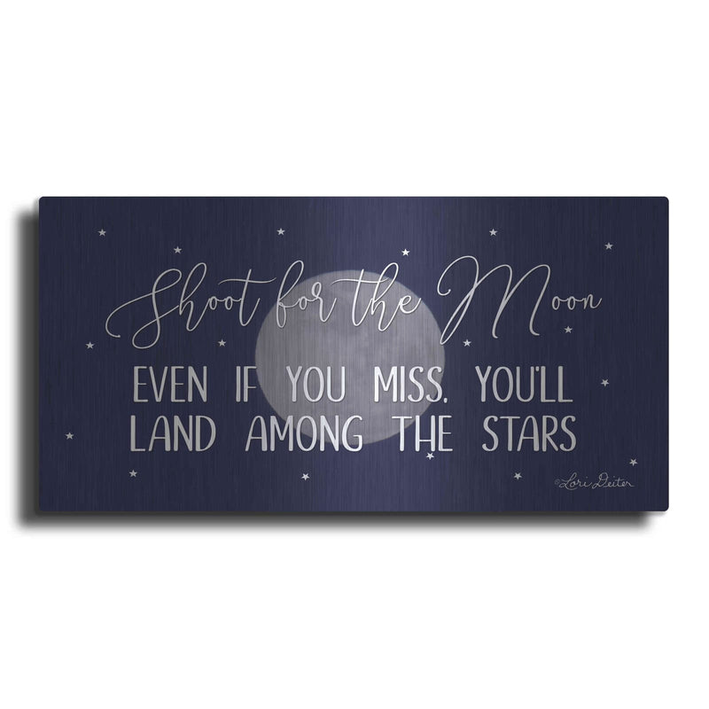 'Shoot for the Moon' by Lori Deiter – Metal Wall Art