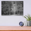 'Snowy Trees' by Lori Deiter – Metal Wall Art, 16x12 room view