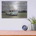 'Camping in Style' by Lori Deiter – Metal Wall Art, 16x12 room view