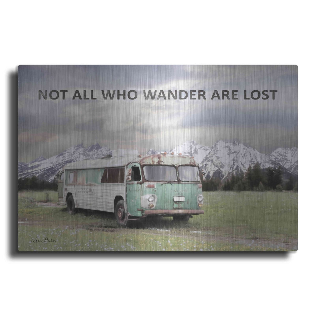 'Camping in Style' by Lori Deiter – Metal Wall Art