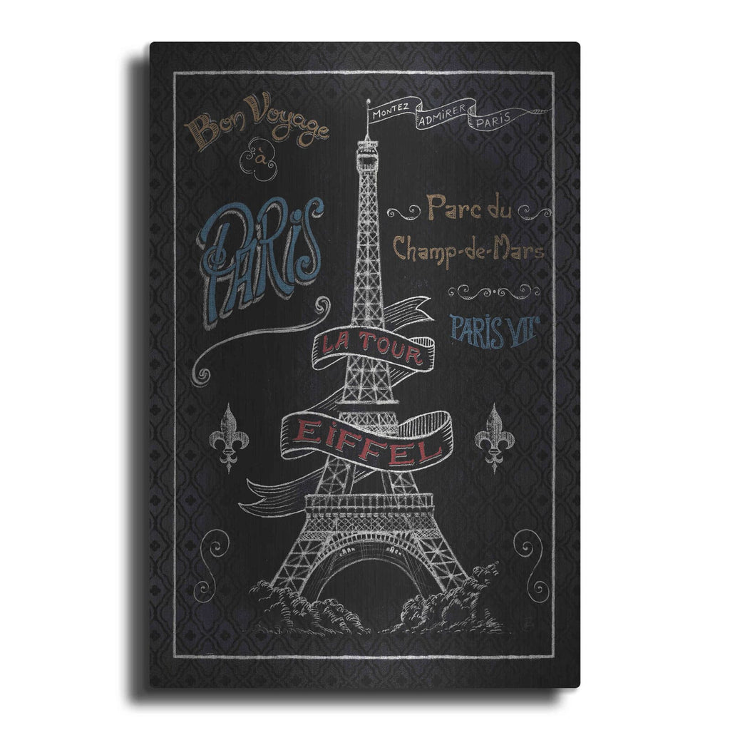 'Travel to Paris I' by Daphne Brissonnet – Metal Wall Art