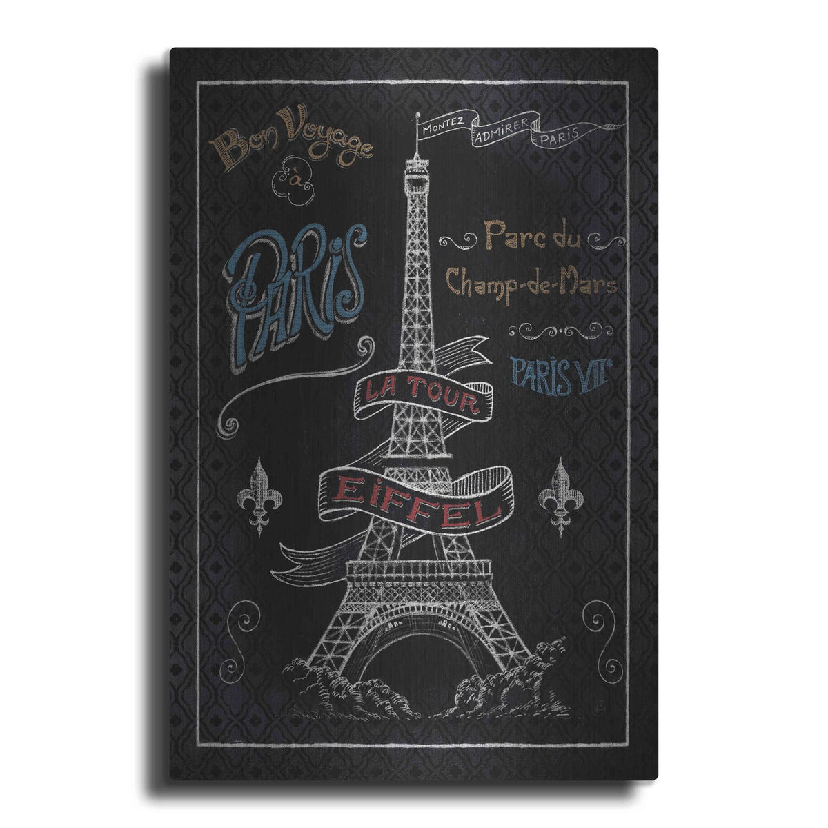 'Travel to Paris I' by Daphne Brissonnet – Metal Wall Art