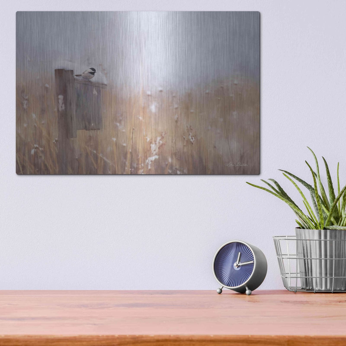 'Countdown Til Spring' by Lori Deiter – Metal Wall Art, 16x12 room view