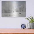 'Lava Mountain Snow Storm with Deer' by Lori Deiter – Metal Wall Art, 16x12 room view