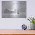 'Holiday Blessings with Truck' by Lori Deiter – Metal Wall Art, 16x12 room view
