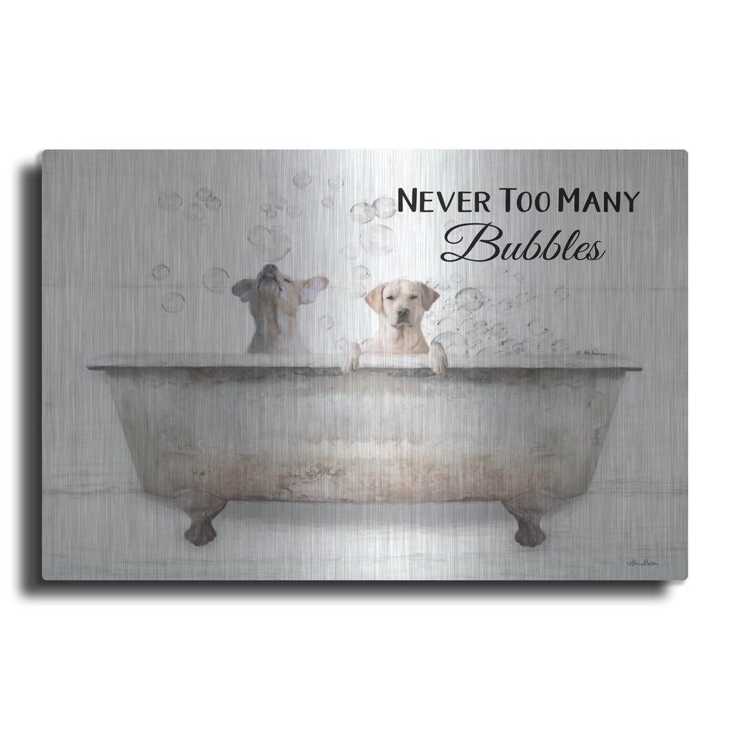 'Never Too Many Bubbles' by Lori Deiter – Metal Wall Art