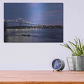 'Bridge at Night' by Lori Deiter – Metal Wall Art, 16x12 room view