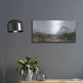 'Many Glacier Landscape' by Lori Deiter – Metal Wall Art, 24x12 room view