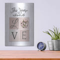 'This Home is Bless with Love' by Lori Deiter – Metal Wall Art, 12x16 room view