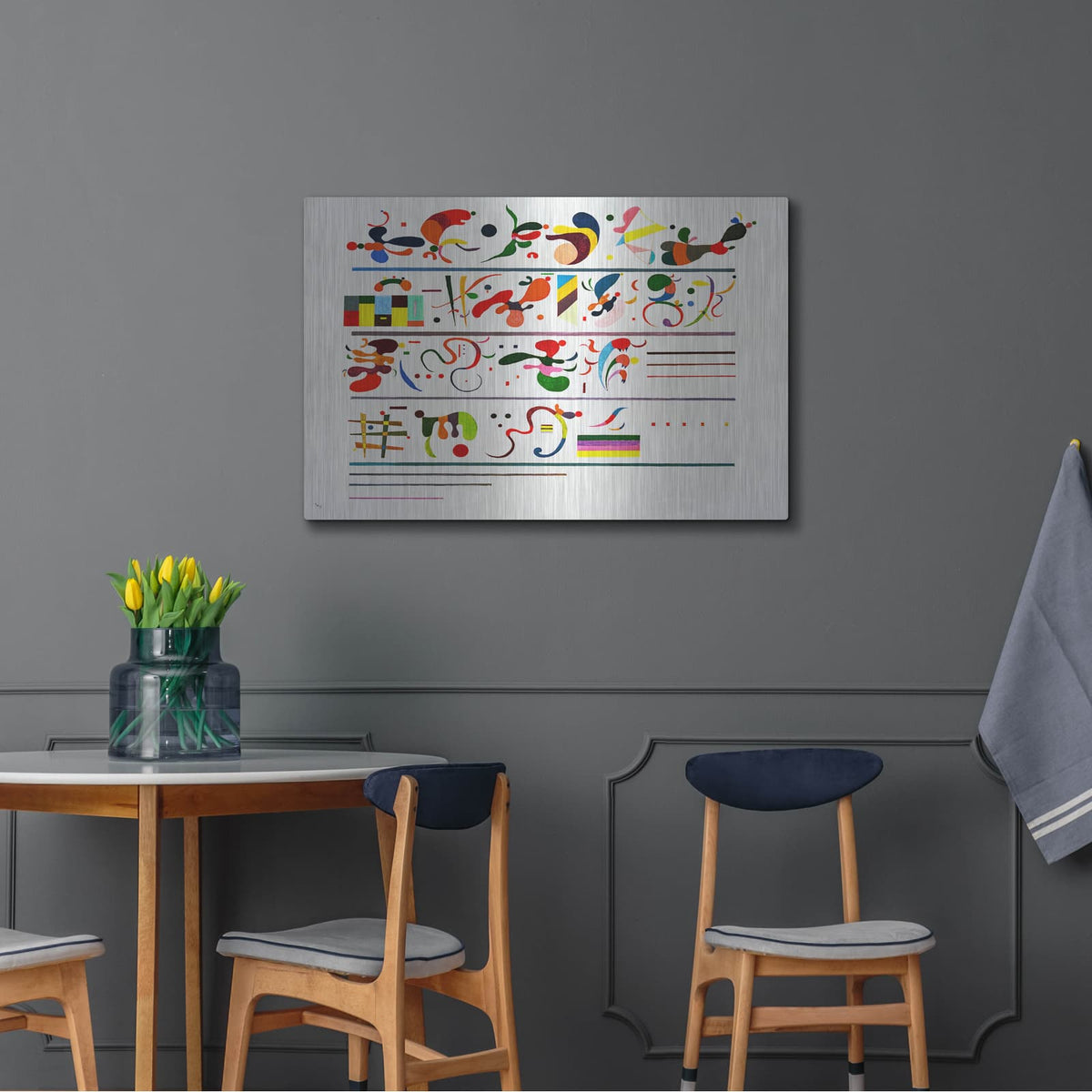 'Succession' by Wassily Kandinsky – Metal Wall Art, 36x24 room view