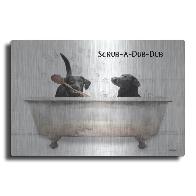 'Scrub-a-Dub-Dub' by Lori Deiter – Metal Wall Art