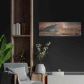 'Sunset on the Far' by Lori Deiter – Metal Wall Art, 36x12 room view