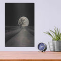 'Moonlit Country Road' by Lori Deiter – Metal Wall Art, 12x16 room view