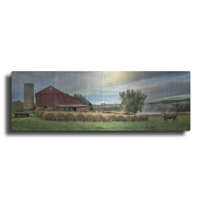 'Hay Harvest' by Lori Deiter – Metal Wall Art