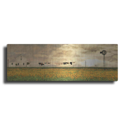 Luxe Metal Art 'Laundry Day' by Lori Deiter, Metal Wall Art