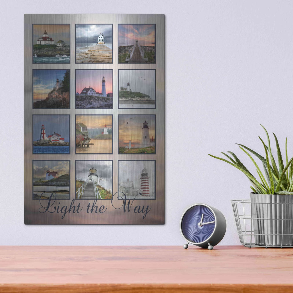 'Light the Way' by Lori Deiter – Metal Wall Art, 12x16 room view