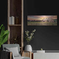 'Sunset in the Valley' by Lori Deiter – Metal Wall Art, 36x12 room view