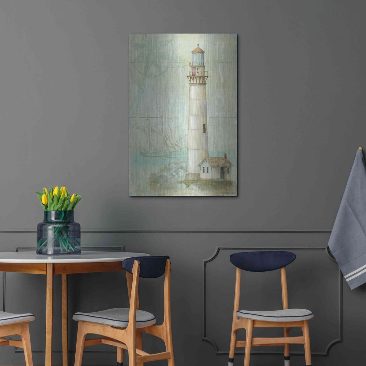 'East Coastal Light' by Daphne Brissonnet – Metal Wall Art, 24x36 room view