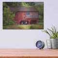 'Patriotic Farmer' by Lori Deiter – Metal Wall Art, 16x12 room view