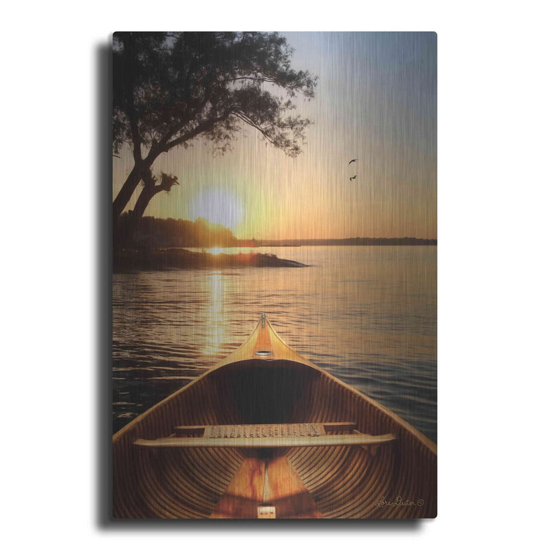 'Sunset on the Lake I' by Lori Deiter – Metal Wall Art