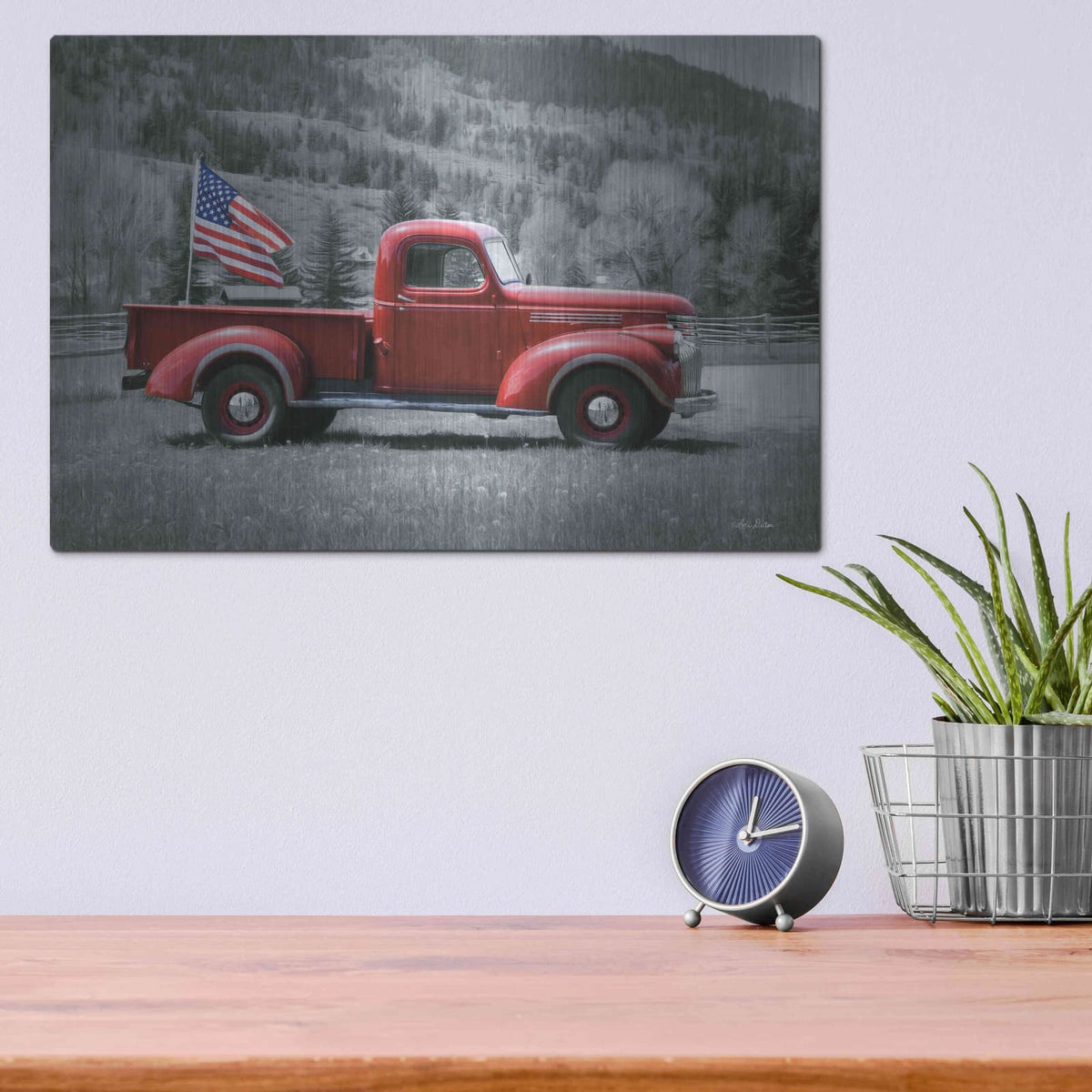 'American Made I' by Lori Deiter – Metal Wall Art, 16x12 room view