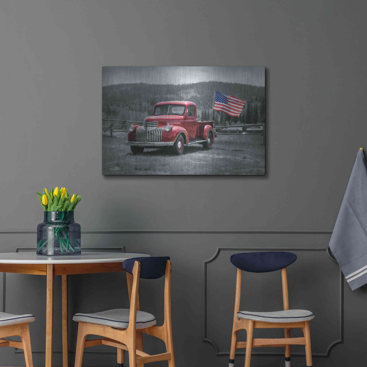 'American Made II' by Lori Deiter – Metal Wall Art, 36x24 room view