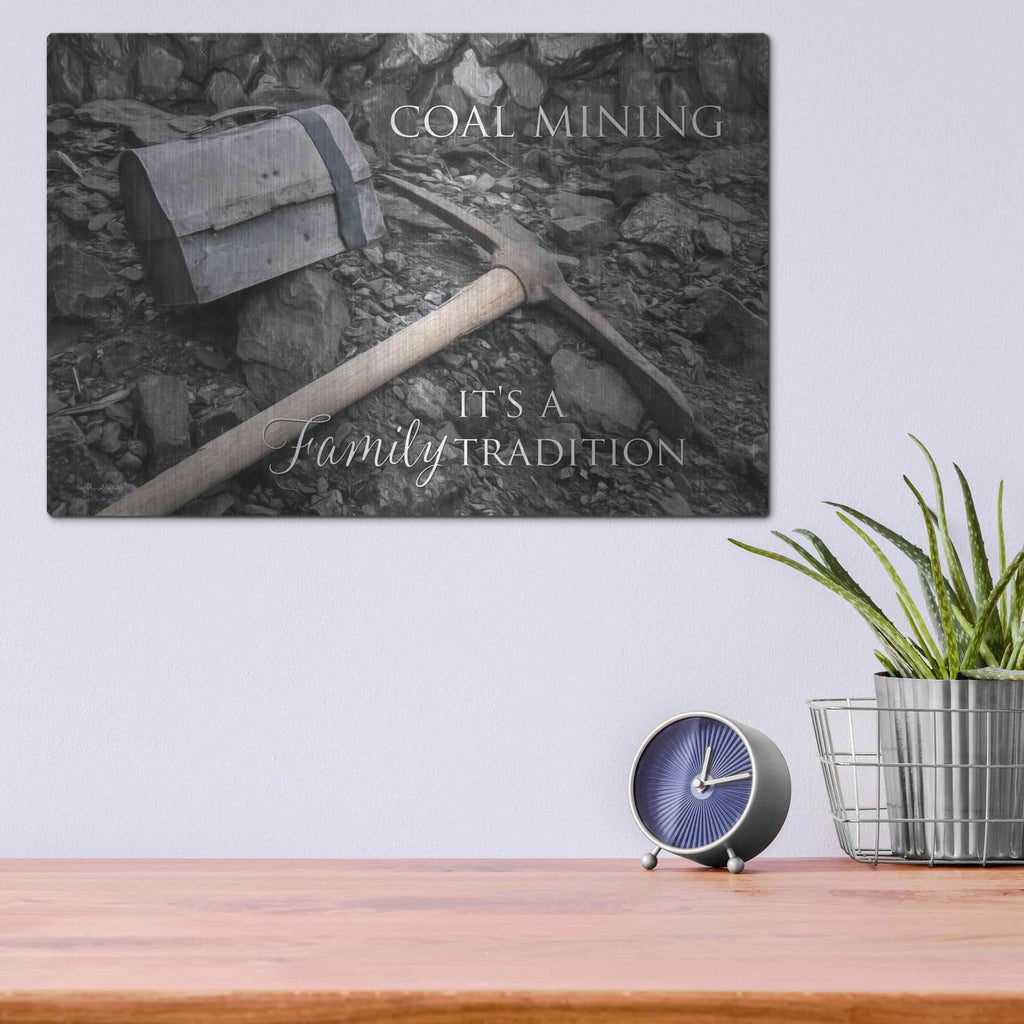 'Coal Mining - Family Tradition' by Lori Deiter – Metal Wall Art, 16x12 room view
