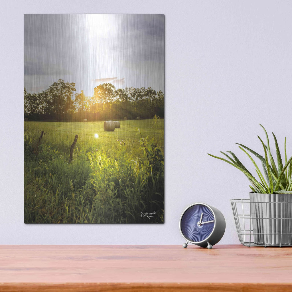 'Daybreak in the Country I' by Donnie Quillen – Metal Wall Art, 12x16 room view