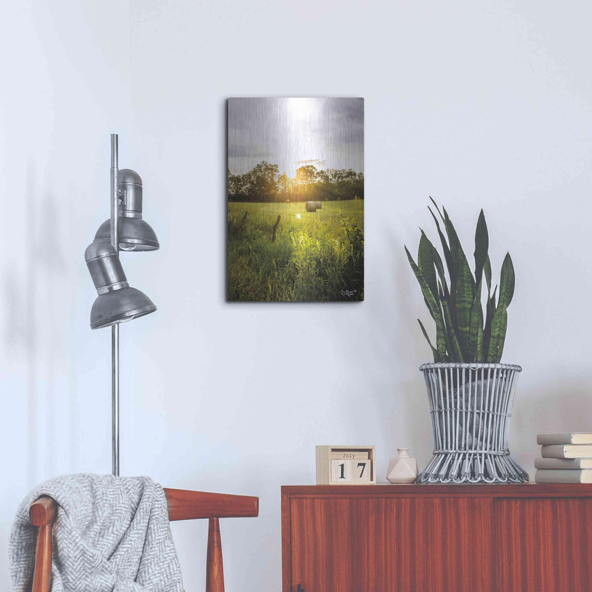 'Daybreak in the Country I' by Donnie Quillen – Metal Wall Art, 16x24 room view