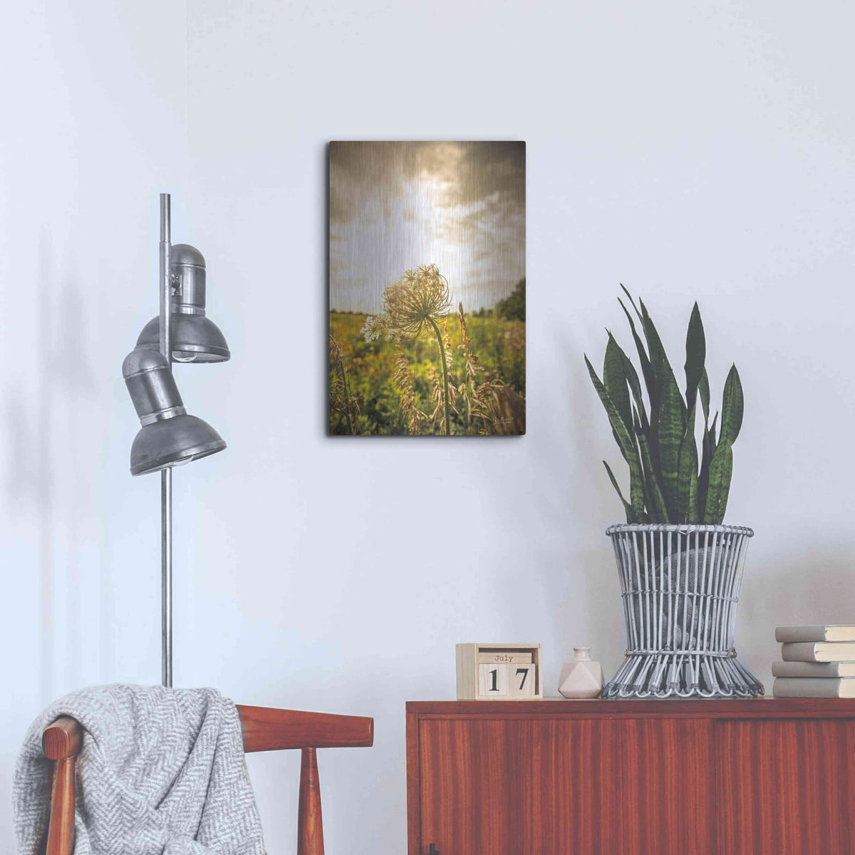 'Face the Sun I' by Donnie Quillen – Metal Wall Art, 16x24 room view