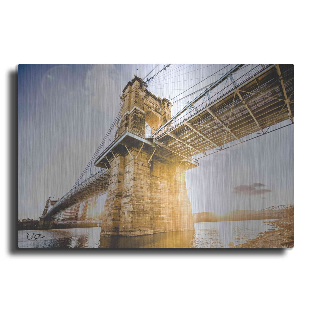 'Double Sunset' by Donnie Quillen – Metal Wall Art