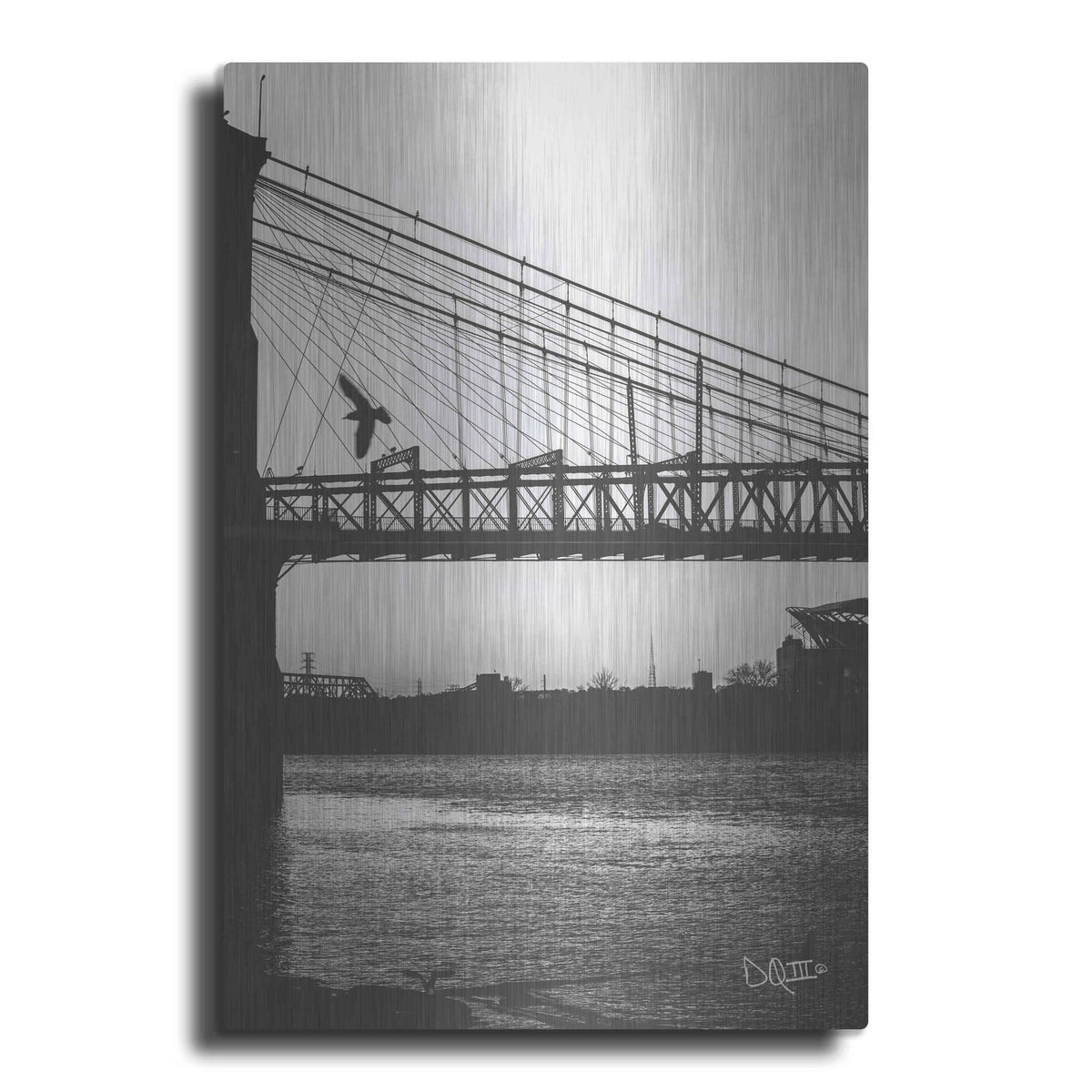 'Suspension Bridge II' by Donnie Quillen – Metal Wall Art