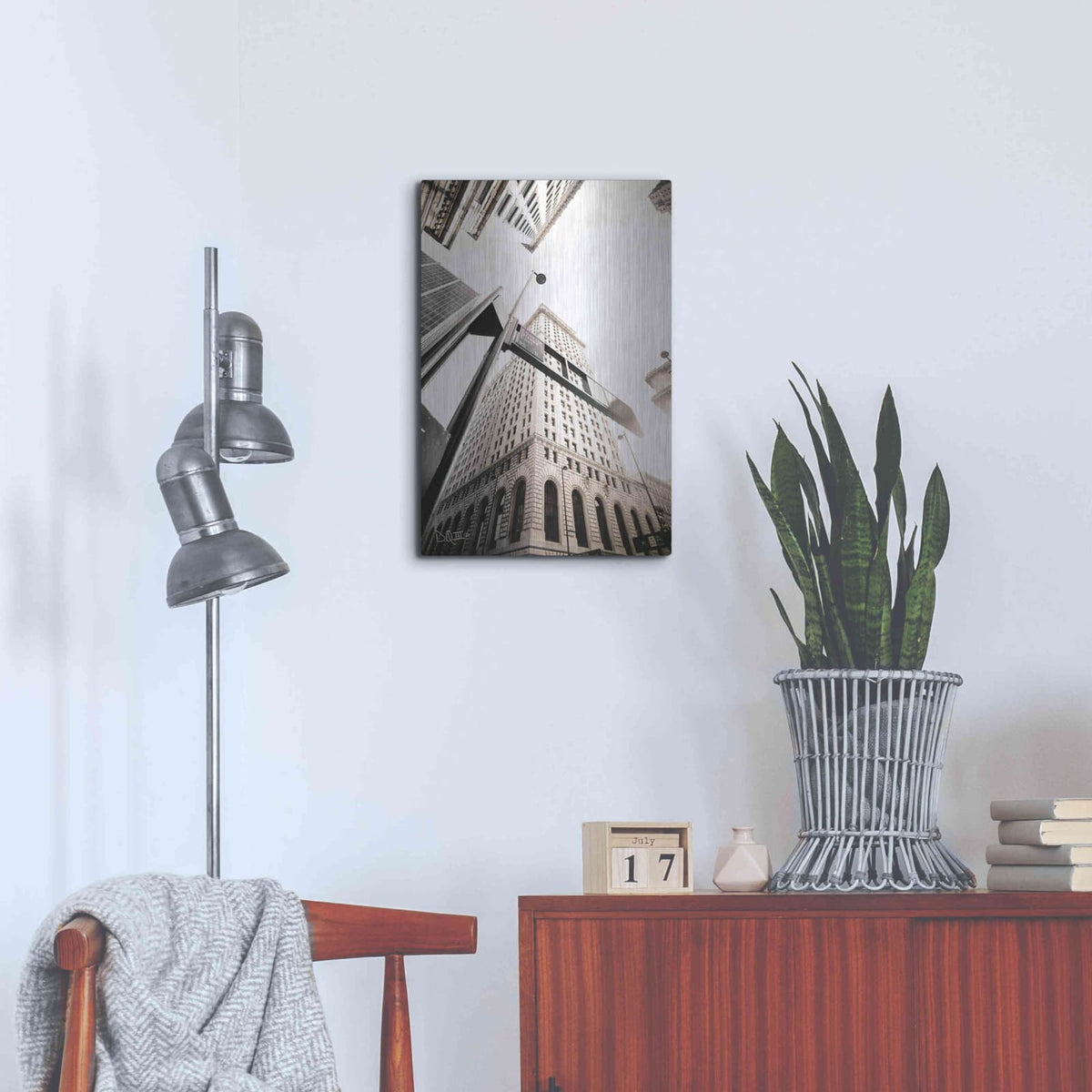'Built from the Ground Up' by Donnie Quillen – Metal Wall Art, 16x24 room view