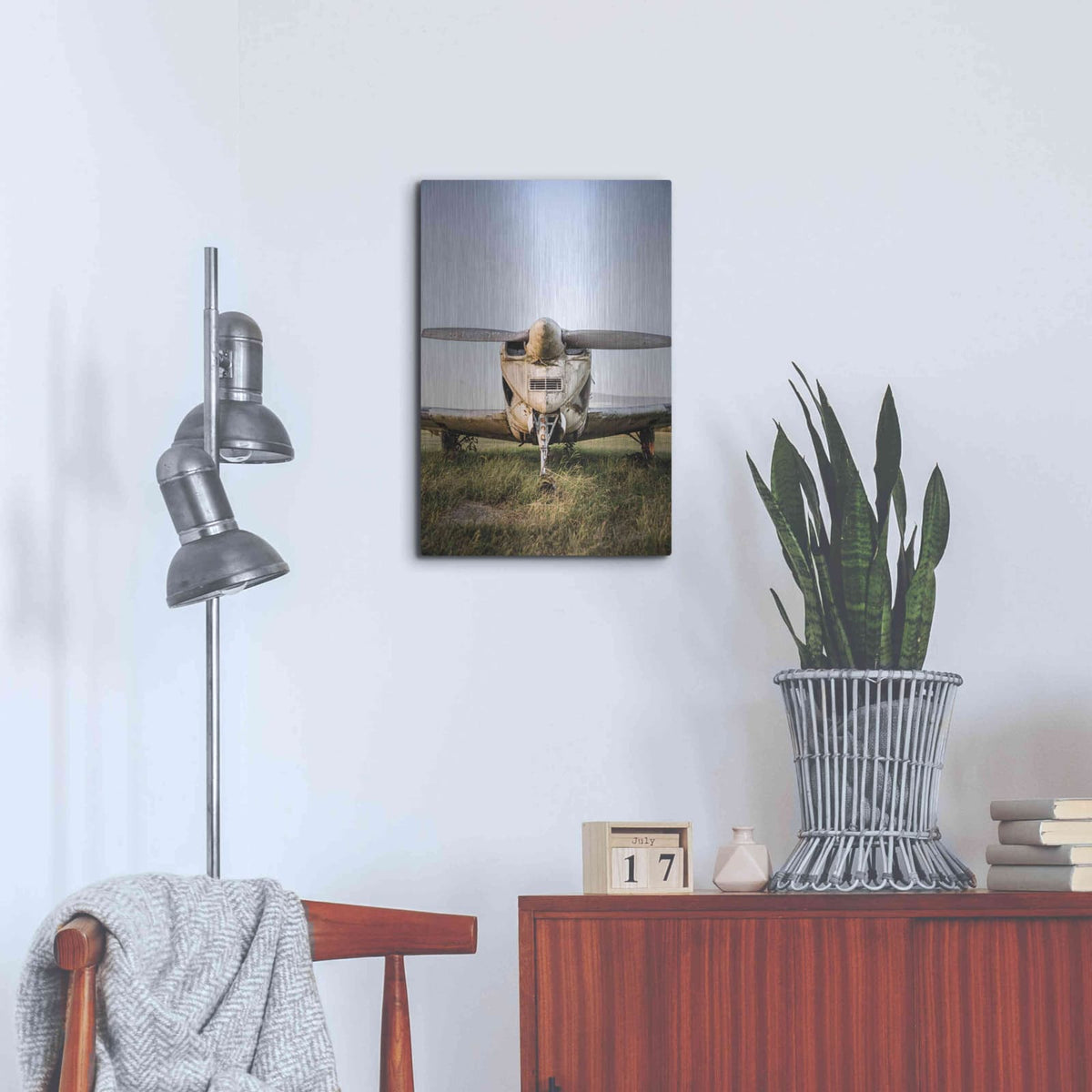 'Last Flight III' by Donnie Quillen – Metal Wall Art, 16x24 room view